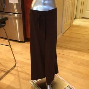 DFA New York wide leg belted pull-on pants